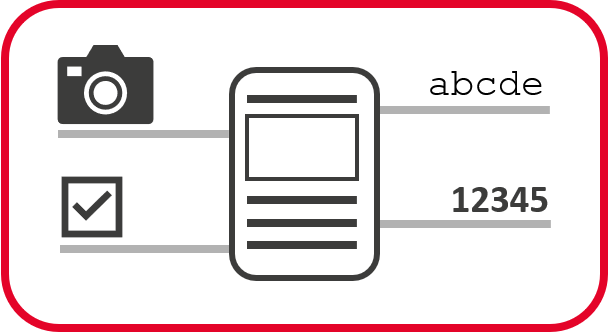 Pictogram soorten informatie