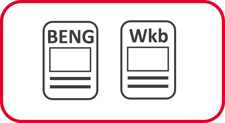 Pictogrammen BENG en Wkb